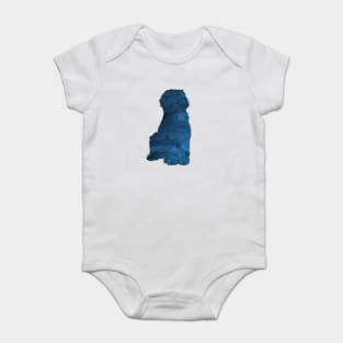 Labradoodle / Goldendoodle Dog Silhouette Baby Bodysuit